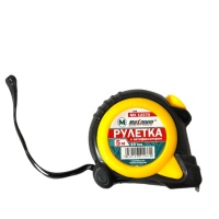 Рулетка измерительная с автофиксатором ленты 5м*19 мм, ТИП 109, "MAXIMUM" MX 12370 (2463) Рулетка измерительная с автофиксатором ленты 5м*19 мм, ТИП 109, "MAXIMUM" MX 12370 (2463)