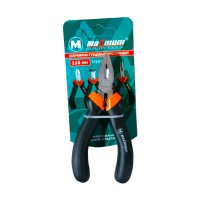 Плоскогубцы мини 115 мм, CRV, резиновые рукоятки, черные, "MAXIMUM" MX 14329 Плоскогубцы мини 115 мм, CRV, резиновые рукоятки, черные, "MAXIMUM" MX 14329