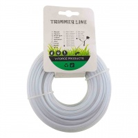 Леска для триммера 4 ммx15м с металлическим сердечником Леска для триммера 4 ммx15м с металлическим сердечником