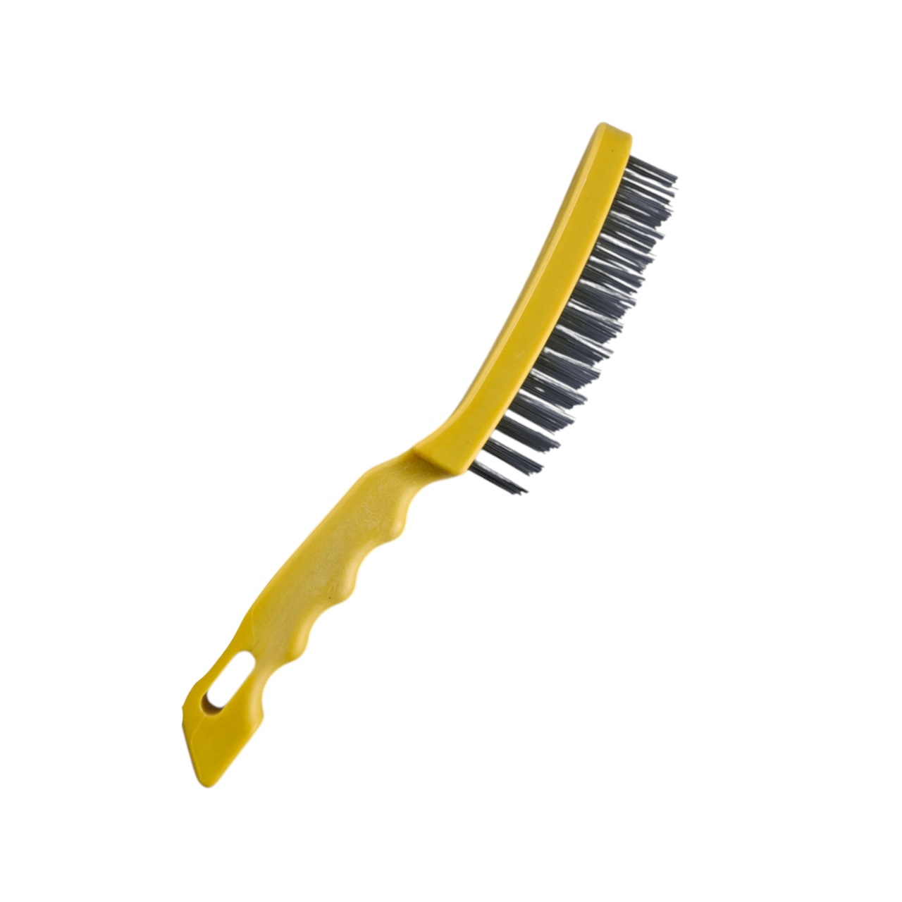 Щетка металлическая ручная, шестирядная, пластиковая ручка Щетка металлическая ручная, шестирядная, пластиковая ручка