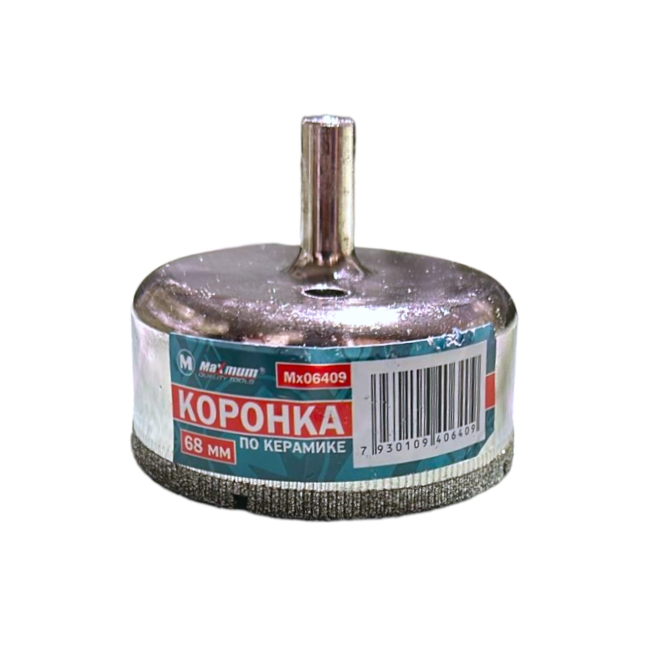 Алмазная коронка по керамике 68 мм,"MAXIMUM" MX 06409 Алмазная коронка по керамике 68 мм,"MAXIMUM" MX 06409