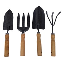 Набор садовых инструментов 4шт., мини, деревянная рукоятка, "MAXIMUM" MX 17535 Набор садовых инструментов 4шт., мини, деревянная рукоятка, "MAXIMUM" MX 17535