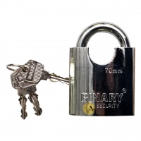 Замок навесной 70 мм, с дополнительной защитой дужки, «Binary» Замок навесной 70 мм, с дополнительной защитой дужки, «Binary»