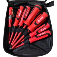 Набор диэлектрических отвёрток PH/SL в чехле 7 пр.,1000 v, "MAXIMUM" Набор диэлектрических отвёрток PH/SL в чехле 7 пр.,1000 v, "MAXIMUM"