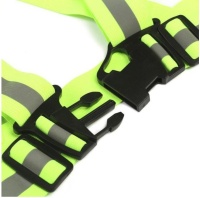 Купить оптом Пояс светоотражающий (сигнальный) S-XXL с наплечными лямками, 4см., салатовый Пояс светоотражающий (сигнальный) S-XXL с наплечными лямками, 4см., салатовый оптом