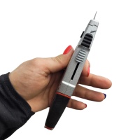 Купить оптом Нож для гипсокартона складной, алюминиевое покрытие, 3 запасных лезвия SK5,прорезиненная рукоять нож для гипсокартона складной, алюминиевое покрытие, 3 запасных лезвия sk5,прорезиненная рукоять оптом