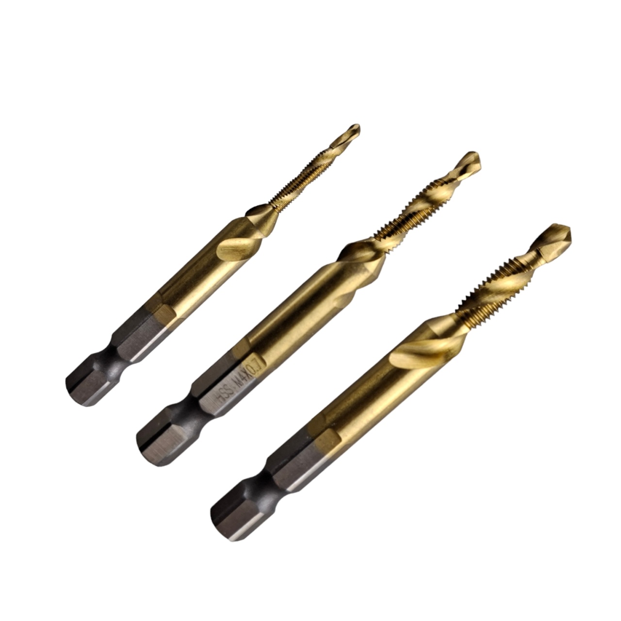 Купить оптом Сверла с метчиком HSS 6 предметов, М 3-М 10, шестигранный хвостовик, "MAXIMUM" MX 15609 Сверла с метчиком HSS 6 предметов, М 3-М 10, шестигранный хвостовик, "MAXIMUM" MX 15609 оптом