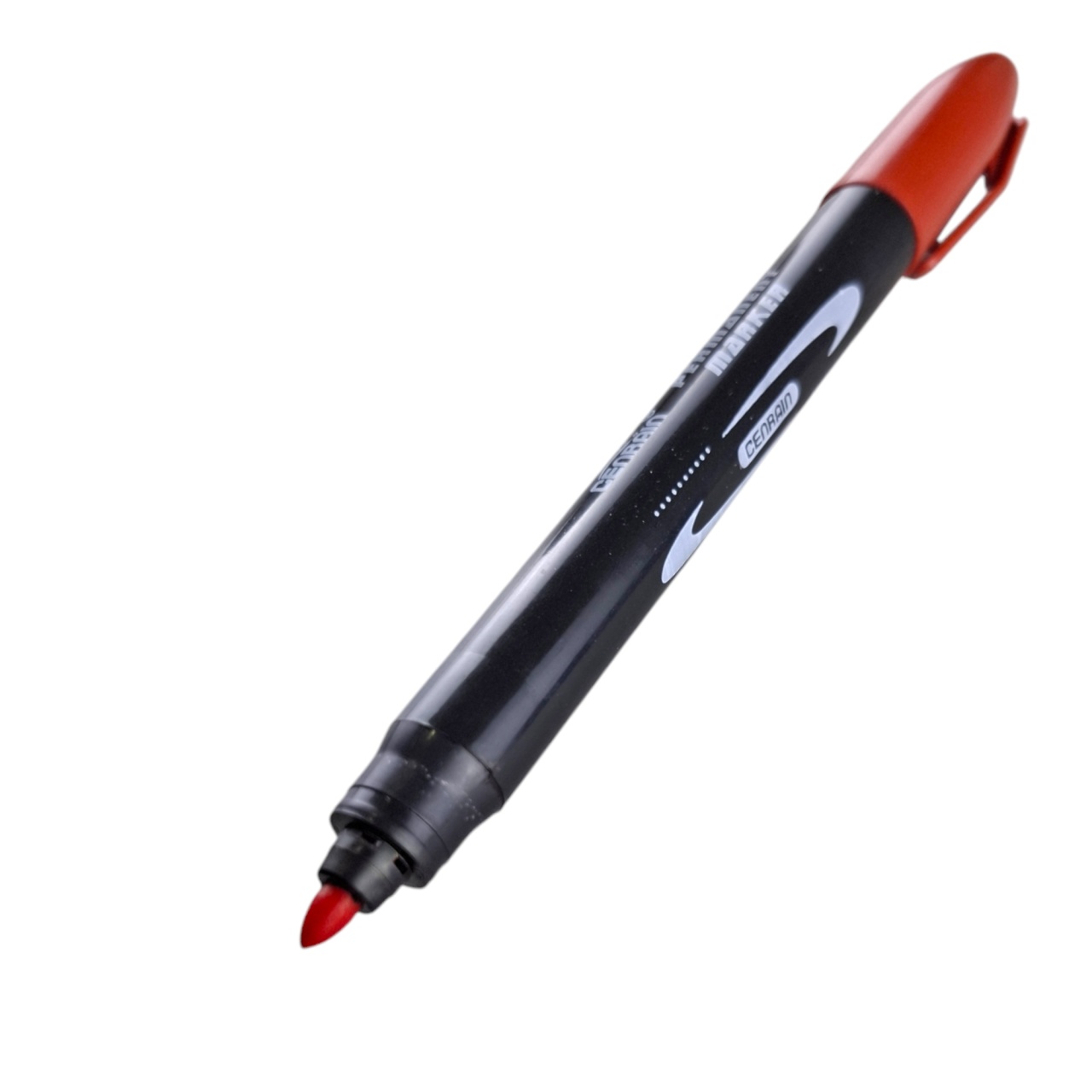 Купить оптом Маркер перманентный, красный, круглый, 10 шт. Маркер перманентный, красный, круглый, 10 шт. оптом