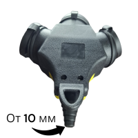 Купить оптом Колодка каучуковая на 3 розетки с защитными крышками, 16A/250V, IP 44,"MAXIMUM" MX 15166 Колодка каучуковая на 3 розетки с защитными крышками, 16A/250V, IP 44,"MAXIMUM" MX 15166 оптом