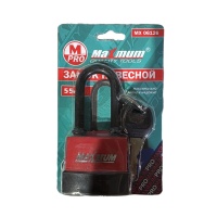 Купить оптом Замок навесной всепогодный 55 мм, с длинным ушком,автоматическое запирание,"MAXIMUM" MX 06126 (3479) Замок навесной всепогодный 55 мм, с длинным ушком,автоматическое запирание,"MAXIMUM" MX 06126 (3479) оптом
