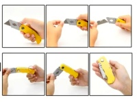 Купить оптом Нож для гипсокартона складной, пластиковый, 4 запасных лезвия 18 мм, "MAXIMUM" MX 09325 (2325) нож для гипсокартона складной, пластиковый, 4 запасных лезвия 18 мм, "maximum" mx 09325 (2325) оптом