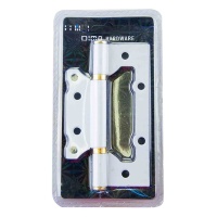 Купить оптом Петля дверная универсальная 120 мм, усиленная, белая Петля дверная универсальная 120 мм, усиленная, белая оптом