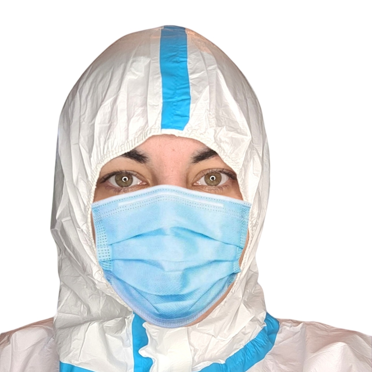 Купить оптом Комбинезон (костюм)  защитный XXXL с бахилами и капюшоном, на молнии, 260 гр. Комбинезон (костюм)  защитный XXXL с бахилами и капюшоном, на молнии, 260 гр. оптом