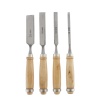 Набор стамесок с деревянной рукояткой, 4 предмета, "MAXIMUM" MX 15043 (2965) Набор стамесок с деревянной рукояткой, 4 предмета, "MAXIMUM" MX 15043 (2965)