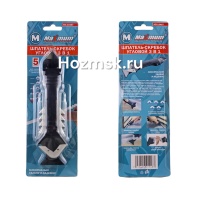 Купить оптом Шпатель-скребок угловой 3 в 1, 5 насадок, "MAXIMUM" MX 15487 шпатель-скребок угловой 3 в 1, 5 насадок, "maximum" mx 15487 оптом