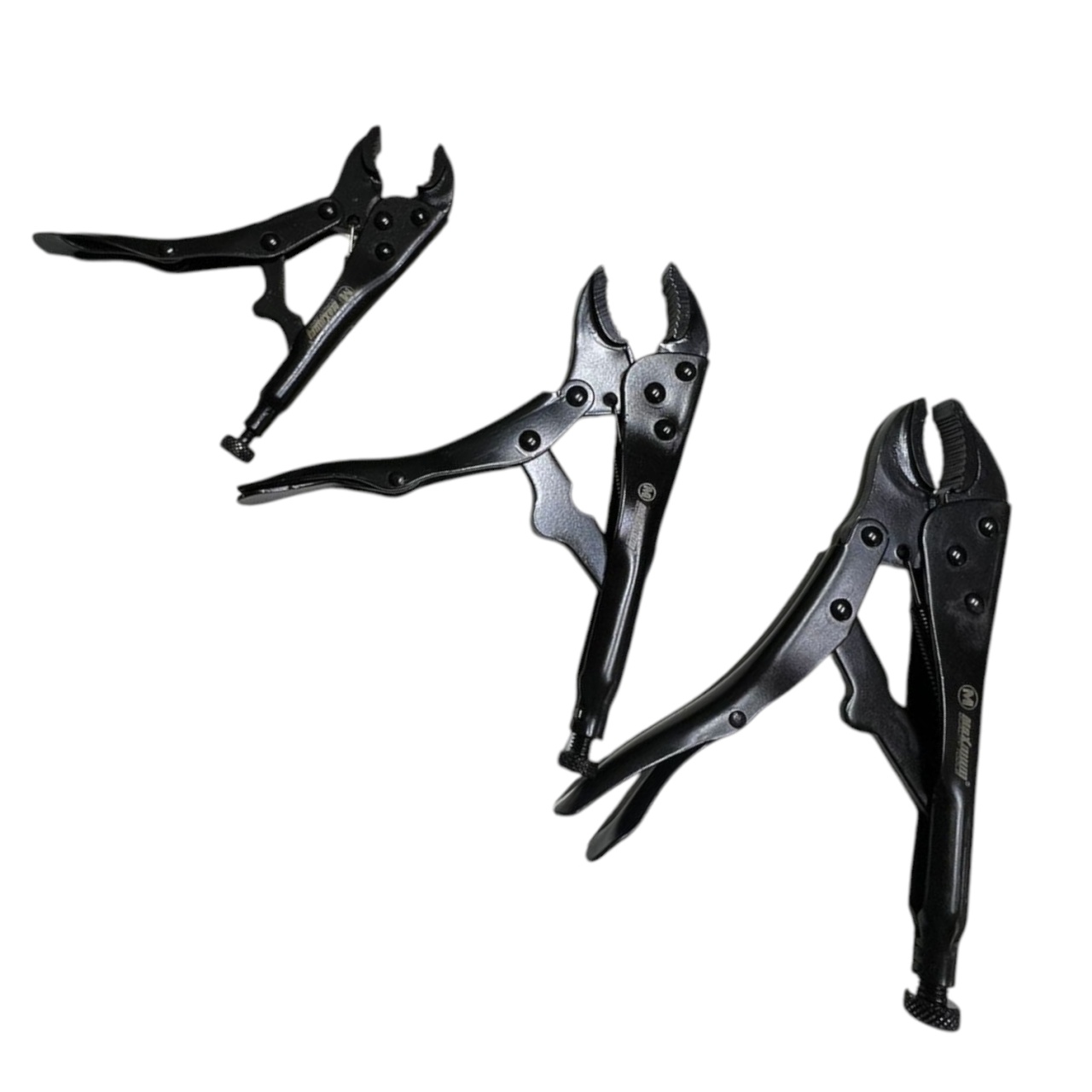 Купить оптом Набор клещей зажимных Cr-V с фиксатором 140/180/250 мм, хромированные, "MAXIMUM"  188 MX 12820 набор клещей зажимных cr-v с фиксатором 140/180/250 мм, хромированные, "maximum"  188 mx 12820 оптом