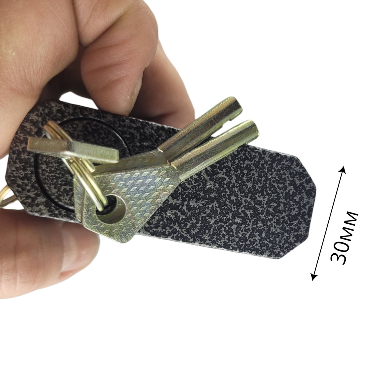 Купить оптом Замок амбарный 80 мм, прямоугольный, серый Замок амбарный 80 мм, прямоугольный, серый оптом