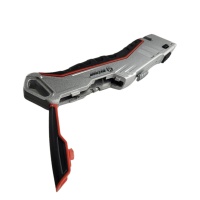 Купить оптом Нож для гипсокартона складной, алюминиевое покрытие, 3 запасных лезвия SK5,прорезиненная рукоять нож для гипсокартона складной, алюминиевое покрытие, 3 запасных лезвия sk5,прорезиненная рукоять оптом