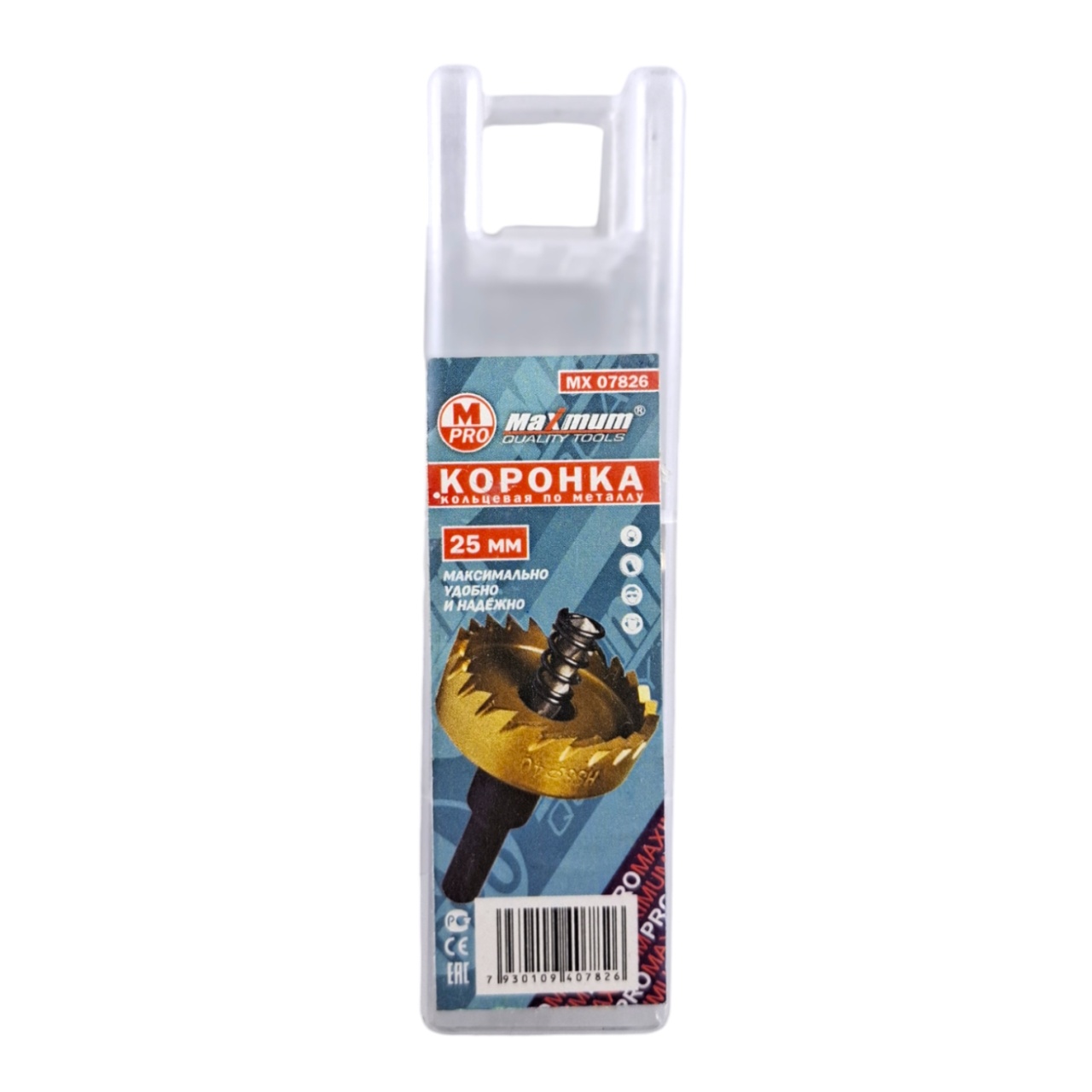 Купить оптом Коронка по металлу 25 мм, кольцевая, Maximum MX07826 (кратно 10 шт) (3090) Коронка по металлу 25 мм, кольцевая, Maximum MX07826 (кратно 10 шт) (3090) оптом