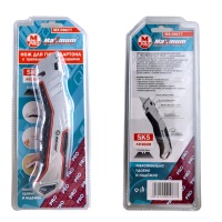 Купить оптом Нож для гипсокартона складной, алюминиевое покрытие, 3 запасных лезвия SK5,прорезиненная рукоять нож для гипсокартона складной, алюминиевое покрытие, 3 запасных лезвия sk5,прорезиненная рукоять оптом