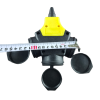 Купить оптом Колодка каучуковая на 3 розетки с защитными крышками, 16A/250V, IP 44,"MAXIMUM" MX 15166 Колодка каучуковая на 3 розетки с защитными крышками, 16A/250V, IP 44,"MAXIMUM" MX 15166 оптом