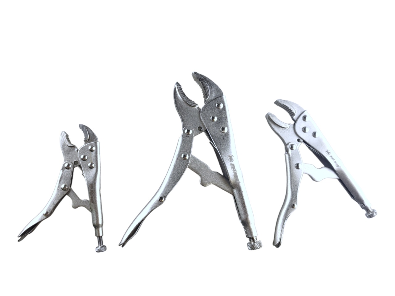 Купить оптом Набор клещей зажимных Cr-V с фиксатором 140/180/250 мм, хромированные, "MAXIMUM"  188 MX 12820 набор клещей зажимных cr-v с фиксатором 140/180/250 мм, хромированные, "maximum"  188 mx 12820 оптом