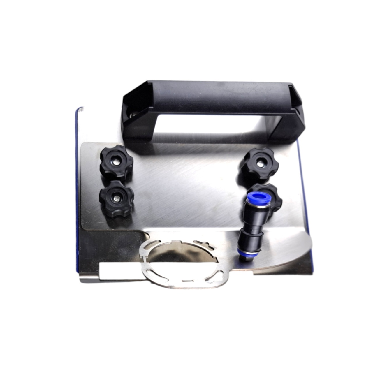 Купить оптом Инструмент для резки фаски плитки под углом 45 градусов, 100 мм, подставка для УШМ,нержавейка. инструмент для резки фаски плитки под углом 45 градусов, 100 мм, подставка для ушм,нержавейка. оптом