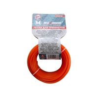 Купить оптом Леска для триммеров 2,4мм x15 м, звезда, "Maximum" (2834) Леска для триммеров 2,4мм x15 м, звезда, "Maximum" (2834) оптом