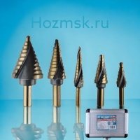Купить оптом Набор сверл ступенчатых HSS по металлу, 5 предметов, кейс, "MAXIMUM" MX 12844 Набор сверл ступенчатых HSS по металлу, 5 предметов, кейс, "MAXIMUM" MX 12844 оптом
