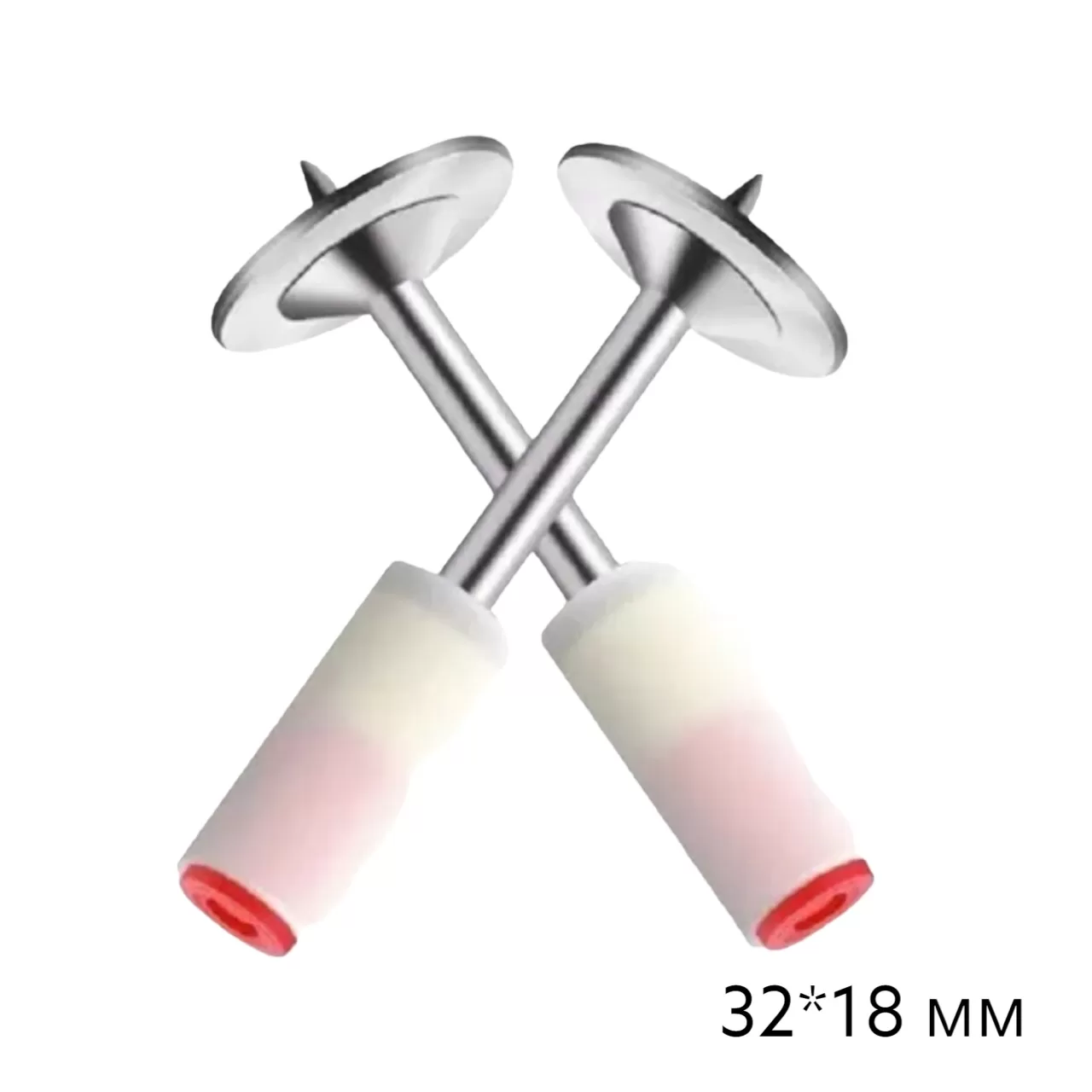 Дюбель гвоздь 32*18 мм 200 шт. для монтажного порохового пистолета Дюбель гвоздь 32*18 мм 200 шт. для монтажного порохового пистолета