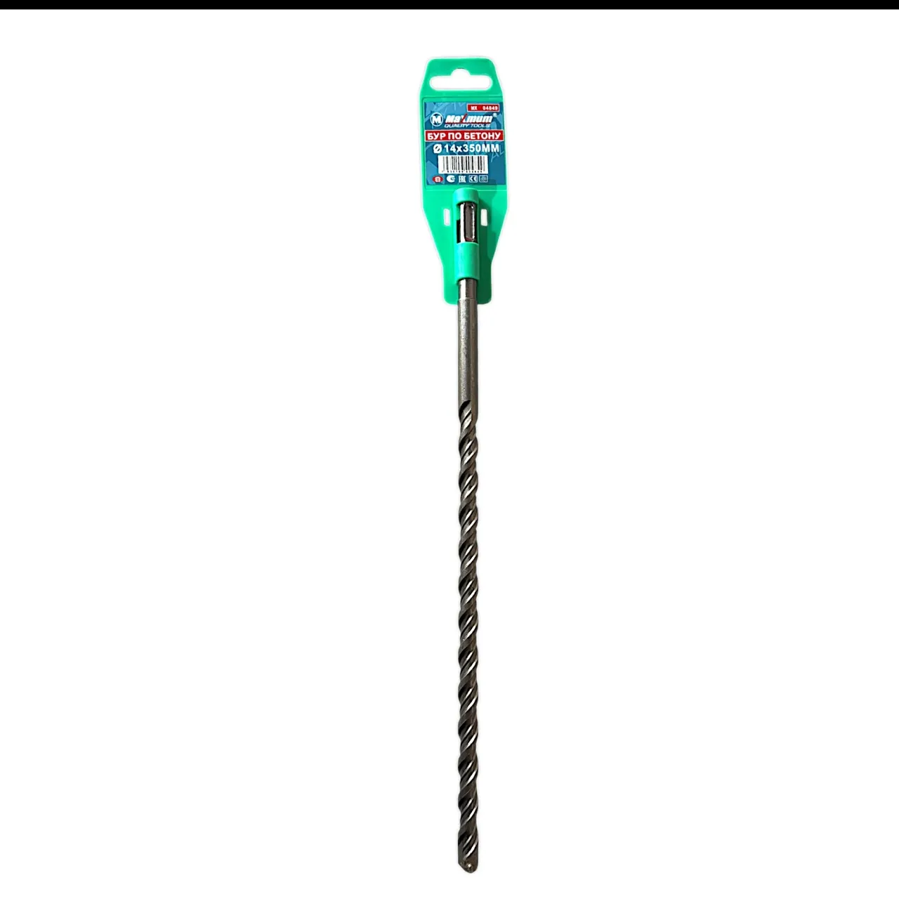 Бур по бетону с хвостовиком SDS-PLUS 14x350 мм, "MAXIMUM" MX 04849 Бур по бетону с хвостовиком SDS-PLUS 14x350 мм, "MAXIMUM" MX 04849