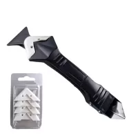 Шпатель-скребок угловой 3 в 1, 5 насадок, "MAXIMUM" MX 15487 Шпатель-скребок угловой 3 в 1, 5 насадок, "MAXIMUM" MX 15487