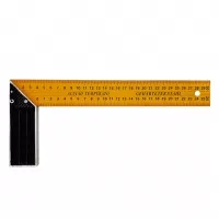 Угольник металлический 300 мм, желтый (2581) Угольник металлический 300 мм, желтый (2581)