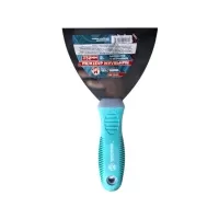 Шпатель малярный с резиновой рукояткой 125 мм, 5", 0.7 мм, "MAXIMUM" МХ 15760 Шпатель малярный с резиновой рукояткой 125 мм, 5", 0.7 мм, "MAXIMUM" МХ 15760