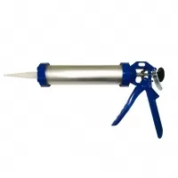 Пистолет для герметика 300 мл закрытый, алюминиевый Пистолет для герметика 300 мл закрытый, алюминиевый