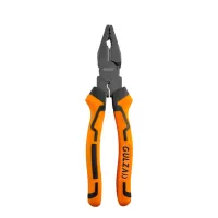 Плоскогубцы 200 мм, оранжевые, металл черный, "GULZAD" Плоскогубцы 200 мм, оранжевые, металл черный, "GULZAD"