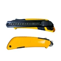 Нож канцелярский 18 мм, усиленный, металлический, лезвие SK5, с автофиксатором, "Maximum" МХ 03279 Нож канцелярский 18 мм, усиленный, металлический, лезвие SK5, с автофиксатором, "Maximum" МХ 03279