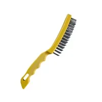 Щетка металлическая ручная, шестирядная, пластиковая ручка Щетка металлическая ручная, шестирядная, пластиковая ручка