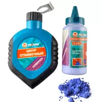 Набор для разметки: малярный шнур 10 м + краска разметочная 110 гр., "Maximum" MX 05051 Набор для разметки: малярный шнур 10 м + краска разметочная 110 гр., "Maximum" MX 05051