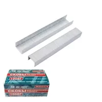 Скобы для строительного степлера 10*1.15*0.59*8 мм, 2000 шт., 1008F, "MAXIMUM" MX 03378 (2982) Скобы для строительного степлера 10*1.15*0.59*8 мм, 2000 шт., 1008F, "MAXIMUM" MX 03378 (2982)