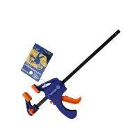 Струбцина автоматическая 150×35 мм, 6",F-образная, с фиксатором и кнопкой сброса,"MAXIMUM"MX 18105 Струбцина автоматическая 150×35 мм, 6",F-образная, с фиксатором и кнопкой сброса,"MAXIMUM"MX 18105