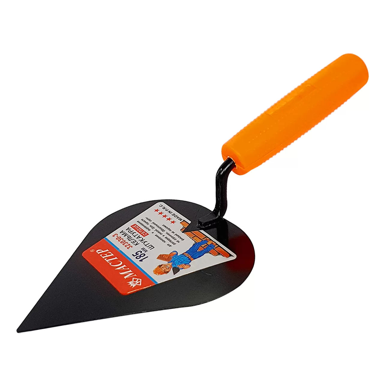 Кельма для штукатурная с пластиковой рукояткой 185 мм, «сердце», "MAXIMUM" Кельма для штукатурная с пластиковой рукояткой 185 мм, «сердце», "MAXIMUM"