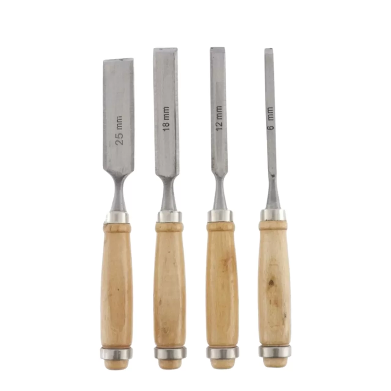 Набор стамесок с деревянной рукояткой, 4 предмета, "MAXIMUM" MX 15043 (2965) Набор стамесок с деревянной рукояткой, 4 предмета, "MAXIMUM" MX 15043 (2965)