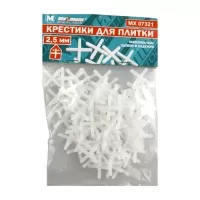 Крестики для плитки 2,5 мм "MAXIMUM" MX 07321 (150 шт) (2190) Крестики для плитки 2,5 мм "MAXIMUM" MX 07321 (150 шт) (2190)