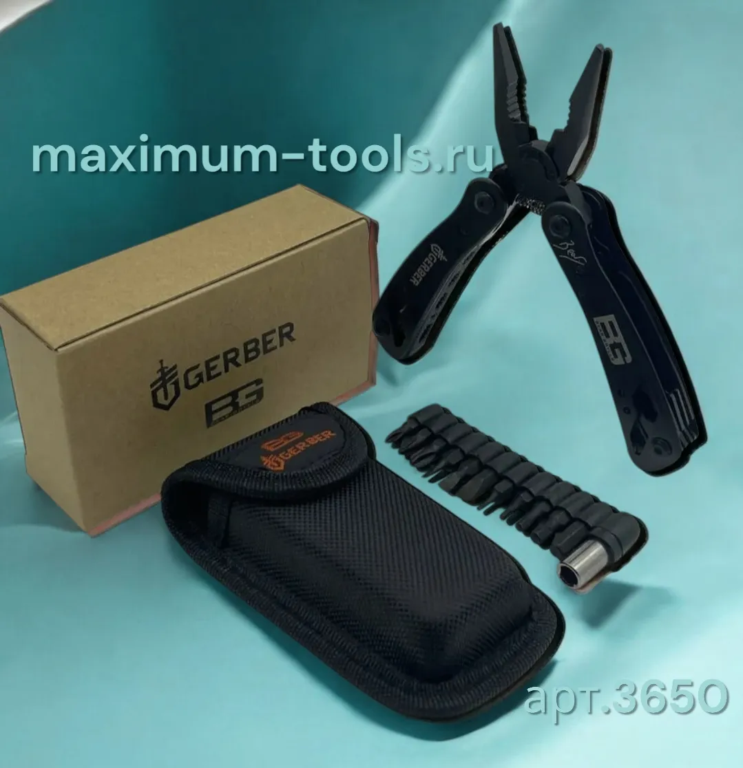 Купить оптом Мультитул-пассатижи с набором бит и чехлом мультитул-пассатижи с набором бит и чехлом оптом