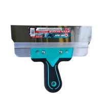 Шпатель фасадный алюминиевый 250мм x 0.5 мм, 10", двухкомпонентная рукоятка, 410, "MAXIMUM" MX 15876 Шпатель фасадный алюминиевый 250мм x 0.5 мм, 10", двухкомпонентная рукоятка, 410, "MAXIMUM" MX 15876