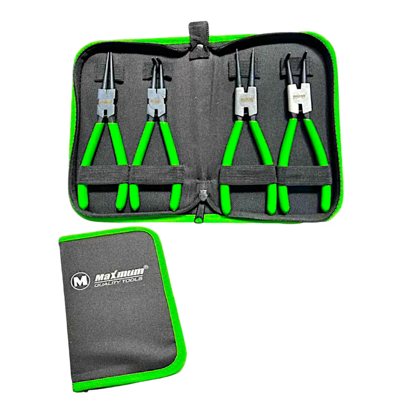 Набор съемников стопорных колец 175 мм в чехле, «Maximum» Набор съемников стопорных колец 175 мм в чехле, «Maximum»