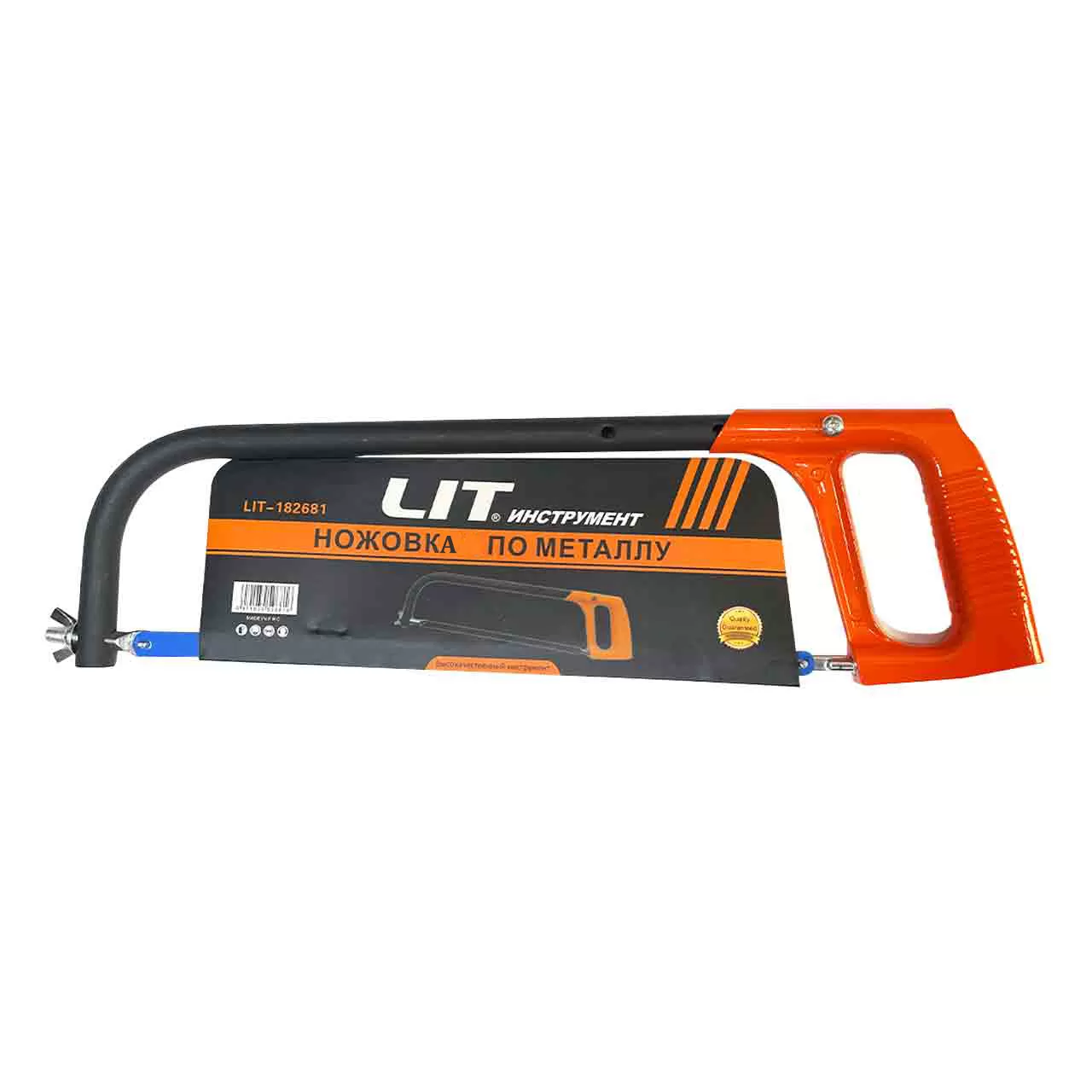Купить оптом Ножовка по металлу 300 мм, с железной рукояткой, металлический фиксатор «LIT» ножовка по металлу 300 мм, с железной рукояткой, металлический фиксатор «lit» оптом