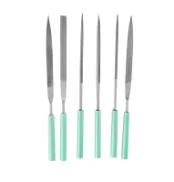 Набор мини напильников 6x160 мм, 6 предметов, "MAXIMUM" (2323) Набор мини напильников 6x160 мм, 6 предметов, "MAXIMUM" (2323)