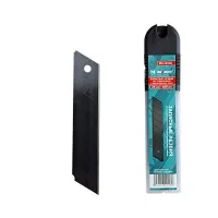 Лезвия для ножа SK5 черные 25×100 мм, толщина 0.5, 10 шт., "Maximum" MX 18136 Лезвия для ножа SK5 черные 25×100 мм, толщина 0.5, 10 шт., "Maximum" MX 18136